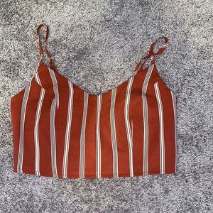 striped croptop